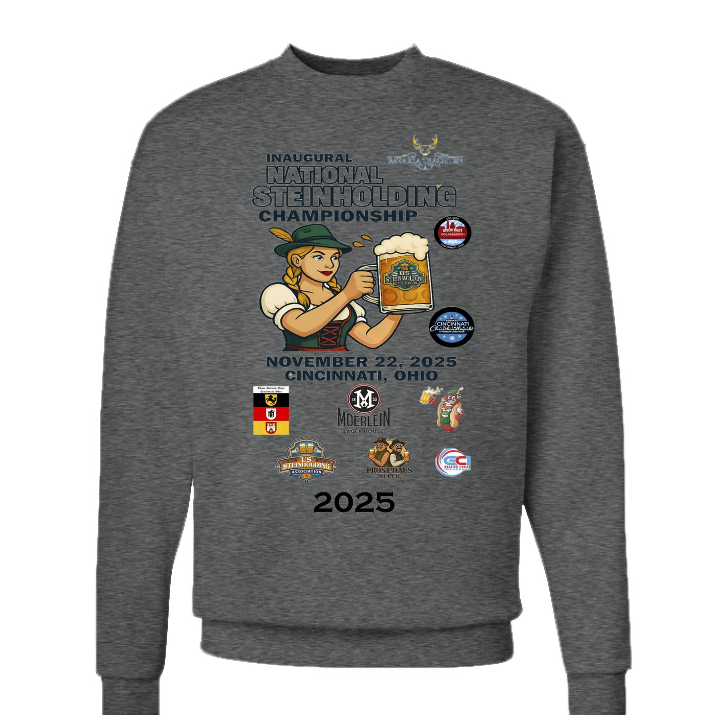 CHARCOAL HEATHER - FRONT